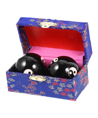 Tovinanna 2 pieces massage ball Hand massage balls massage hand roller handball massage tool massage metal balls hand exercise hand training balls