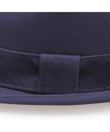 Classic 100% Cotton Twill Fedora Hat - Navy, Large-X-Large - Buy Online on GoSupps.com