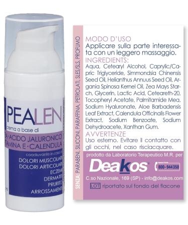  DEAKOS PEALEN- Cream based on PEA JALURONIC ACID VITAMIN AND CALENDULA - 50 ml bottle - Buy Online on GoSupps.com