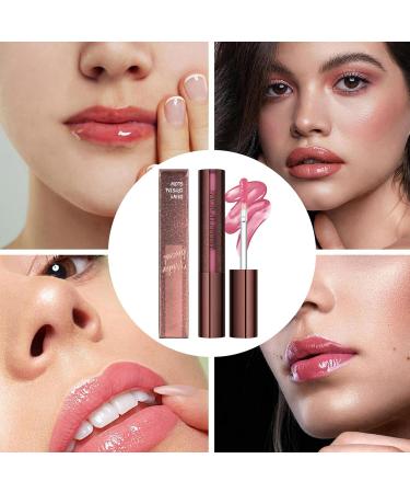 Lip Gloss Nourishing Lip Gloss Moisturizing and Volumizing Lipstick Long Lasting for Women Beauty Makeup Dating Parties and Gatherings 01 - Buy Online on GoSupps.com