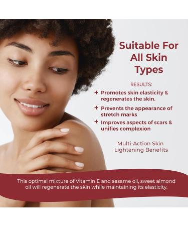 HT26 Vergeturis Stretch Mark Oil - Nourishing Blend for Melanin Rich Skin | 10 Oils for Prevention & Repair - Pregnancy Belly Oil - 100ml - Buy Online on GoSupps.com