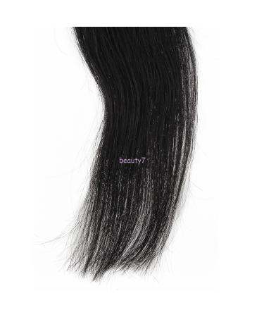 Beauty7 50 STK U-Tips 100% Remy Real Hair Extensions - 24 Inch #1 Black - 60cm Bonding Strands - Buy Online on GoSupps.com