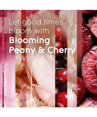 Glade Scented Candle Blooming Peony and Cherry 3-Wick Candle Air Freshener Infused with Essential Oils for Home Fragrance 1 Count - Buy Online on GoSupps.com