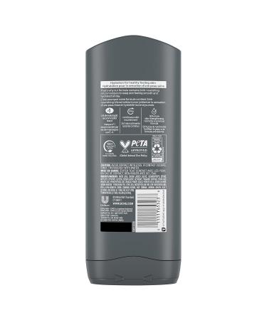 Dove Men+Care Elements Body Wash Charcoal+Clay - Nourishing 13.5 oz Cleanser that Fights Bacteria | International Shipping - Buy Online on GoSupps.com