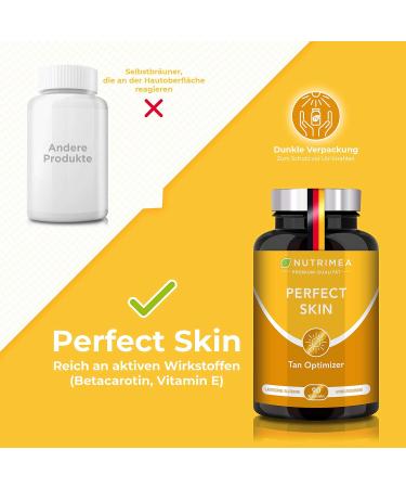 Beta Carotene Sun Plus Browning Capsules - 2-in-1 Natural Tan & Skin Protection | Vegan Self-Tanner & Antioxidant | Perfect Skin Bronzer - Buy Online on GoSupps.com