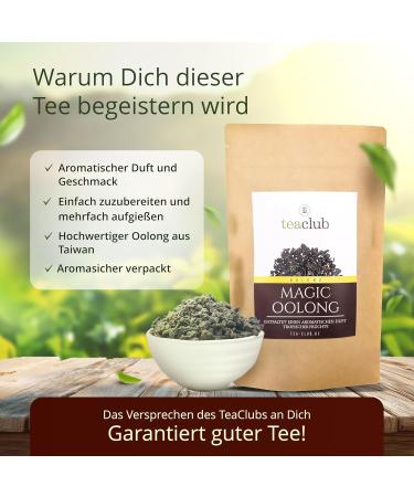 Th Oolong noir Taiwan 100g Th Oolong Formosa Magic Oolong th noir semi-ferment TeaClub Black Tea - Buy Online on GoSupps.com