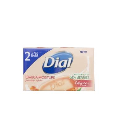 Buy Dial Omega Moisture Sea Berries - Moisturizing Soap Bars (2 x 3.2oz) | International Shipping Available - Buy Online on GoSupps.com