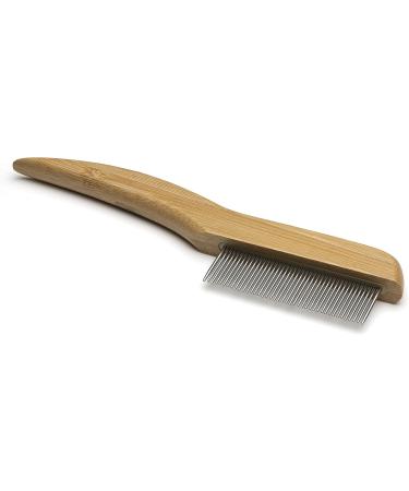 Mikki 6280021 Fine Bamboo Fur Brush for Dogs & Cats | Sustainable Pet Grooming Tool for Smooth & Medium Length Fur | 52g Brown - Buy Online on GoSupps.com