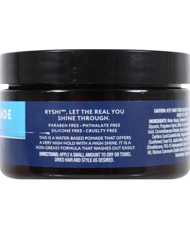 Rite Aid Ryshi High Hold Pomade - 3.75 oz | Best Shine & Hold for All Hair Types | Clean Cut Natural Look - Buy Online on GoSupps.com
