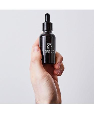 ZOUSZ Black Oud Beard Oil - 30ml, Non-Greasy Formula with Avocado, Argan & Macadamia Oils - Vegan-Friendly Grooming & Styling Gift for Men - Buy Online on GoSupps.com