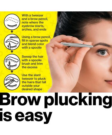 Harperton Pluckit Professional Tweezers Set - Slant + Pointed Precision Tips - Buy Online on GoSupps.com