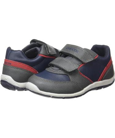 Geox Boy's B Heira Sneakers - 6 UK Child - Dark Grey Blue - Buy Online on GoSupps.com