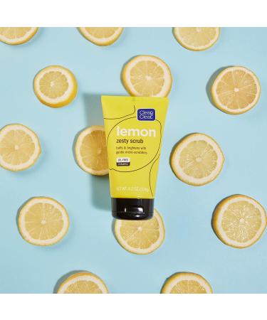 Clean & Clear Lemon Zesty Scrub 4.2 oz | Exfoliating Scrub for Clear Skin - Buy Online on GoSupps.com