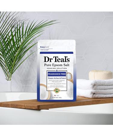 Dr. Teal's Pure Epsom Salt Soak - Fragrance Free 4 lbs | International Shipping Available - Buy Online on GoSupps.com