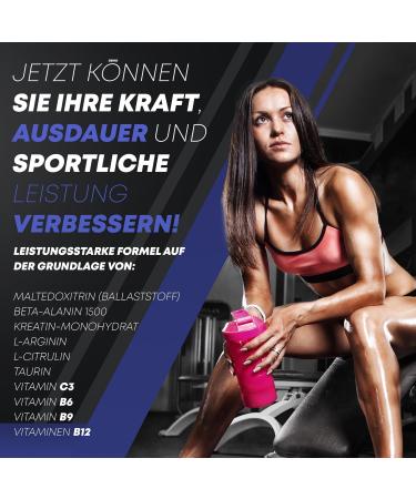 Buy Healthy Fusion Pre-Workout Supplement | Pure Beta Alanine L-Arginine Creatine | Boost Performance & Muscle Growth 300g - Buy Online on GoSupps.com