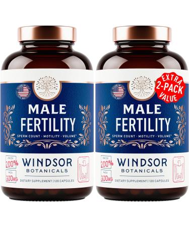 Fertility Supplements For Men Prenatal Vitamins - Conception For Him Male Fertility Vitamin and Fertility Support Supplement - Zinc, Maca, Ashwagandha, L Arginine - 4 Month Supply, 240 Fertility Pills
