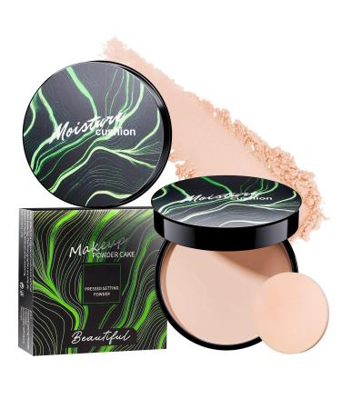 Face Setting Powder Makeup - Long-Lasting & Waterproof Pressed Powder Blurs Fine Lines & Imperfections Powder Makeup Smooth & Flawless Poreless Matte Weightless for All Skin Types Cruelty-free