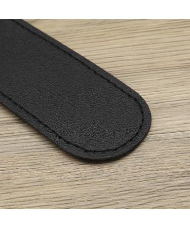 Emsea Portable Shaving Bag with Double-Sided Razor Travel-Friendly PU Leather Holder Black 14x5.5 cm - Buy Online on GoSupps.com