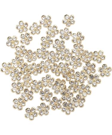 Nail Rhinestones Kit Metal 50 Pieces Sparkling for Nail Art Craft - Buy Online on GoSupps.com