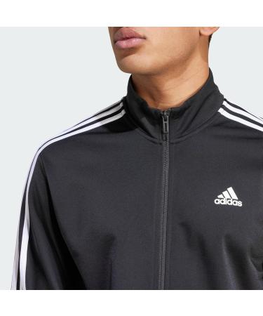 Buy adidas Men's Essentials Warm-up 3-Stripes Track Top - M Tall Black/White | International Shipping Available - Buy Online on GoSupps.com