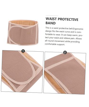 Hemoton Warm Belt for Hip Pain Relief | Adjustable Waist Support for Women & Men | Winter Knitting Supplies & Stomach Warmer - M Skin Color - Buy Online on GoSupps.com