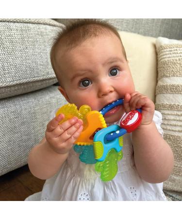 N by Bite Ring for Babies | ICE Gel Teether for Visual & Motor Skills | 3+ Months | 600 Blue | 1 Piece - Buy Online on GoSupps.com