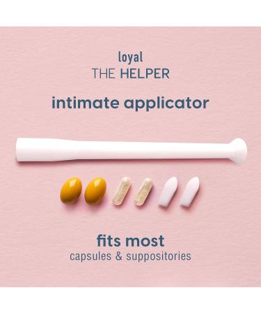 Loyal The Helper Vaginal Suppository Applicators - Efficient, Compact & Comfortable - Fits Most Brands - 30-Pack - Buy Online on GoSupps.com