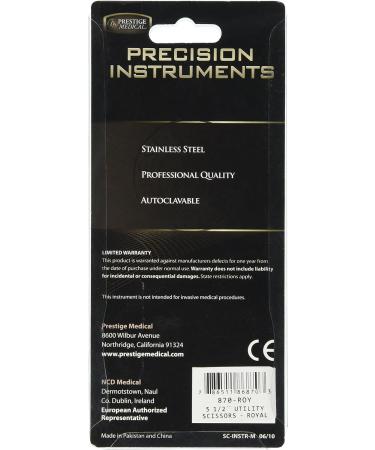 Prestige Medical Royal Blue 5.5 Nurse Utility Scissors - Portable and Stylish - Buy Online on GoSupps.com