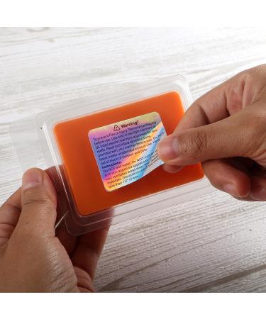 MILIVIXAY 600pc Wax Melt Warning Labels | Candle Stickers for Clamshell | 1.8 x 1.5 inches Rainbow - Buy Online on GoSupps.com