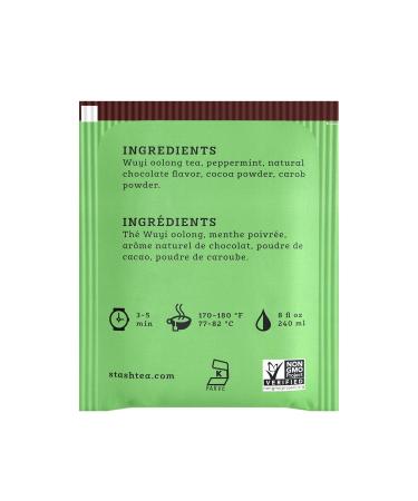 Buy Stash Wuyl Oolong Tea Chocolate Mint - 18 Gourmet Tea Bags | International Shipping Available - Buy Online on GoSupps.com