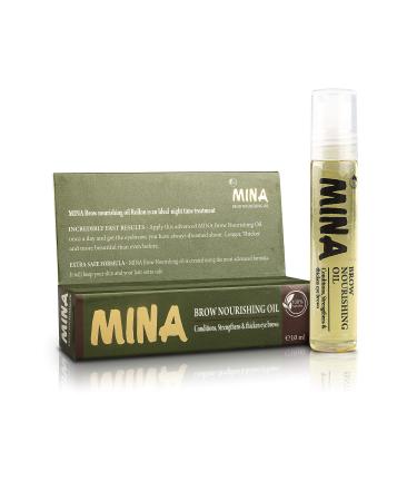 MINA iBrow Nourishing oil Stimulate Growth For Eyebrow  Eye Lashes  Hair  Skin Moisturizer(10 Ml)