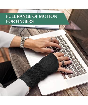 HeyBrace Adjustable Wrist Support Brace for Carpal Tunnel - Removable Metal Splint - Relieve Wrist Pain - Left Hand Size L - Buy Online on GoSupps.com
