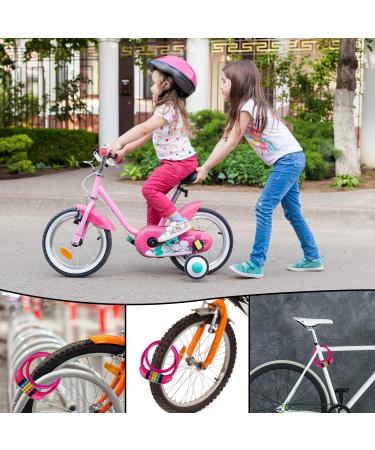 Buy Gold Pool Bicycle Lock for Kids | Colorful 4-Digit Combination Cable Lock - 650x11 mm Pink Kids Bike Lock - Buy Online on GoSupps.com