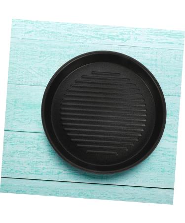Zerodeko Non Stick Frying Pan Ceramic Frying Pan Outdoor Cookware Square Dinner Plates Non-Stick Frying Pan Meats Camping Pan Portable Charcoal Grill Flat Gas Stoves Oven Aluminum 21.50X21.50X2.50CM Black - Buy Online on GoSupps.com