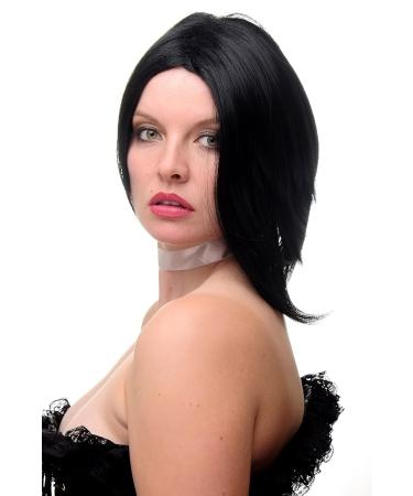 Shop WIG ME UP Women's Short Bob Wig - Boldly Parted Asymmetrical Black GF-W2202-1 | International Shipping Available - Buy Online on GoSupps.com