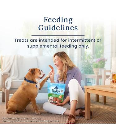 Blue Buffalo Nudges Natural Dog Treats Chicken Jerky 16oz - Buy Online on GoSupps.com