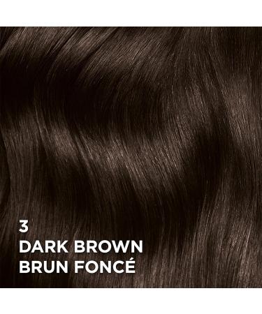 L'Oreal Paris Superior Preference 9 weeks of Luminous Fade-Defying Permanent Hair Dye 3 Dark Brown 100% Grey Coverage 1 Hair Dye Kit (Packaging May Vary) 3 Piece Set Dark Brown - Buy Online on GoSupps.com