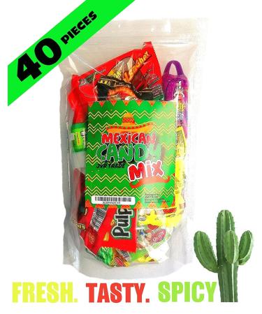 Mexican Candy Mix Assortment - 42 Count Dulces Mexicanos Variety | Spicy & Sweet Snacks by JVR TRADE - Buy Online on GoSupps.com
