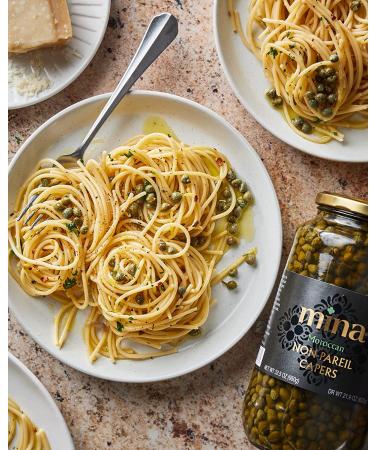 Mina Capers Non Pareil - Authentic Mediterranean Seasoning and Garnish, 7 oz - Buy Online on GoSupps.com