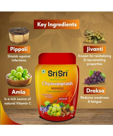 Sri Sri Tattva Chyawanprash 1Kg Pack van 2 - Buy Online on GoSupps.com