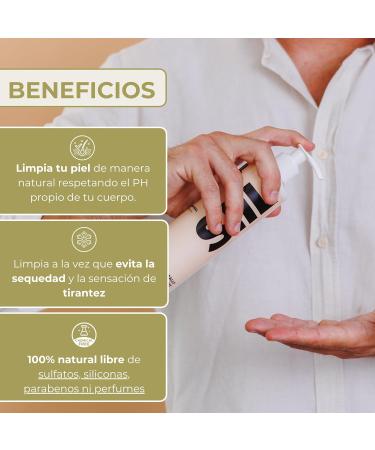  SIIL SIIL Natural Body Wash 500ml | Cleansing & Hydrating for Sensitive Skin | Unisex | Paraben & Sulfate Free | With Jojoba Cedar & Rosemary Essential Oils | Daily Body Care - Buy Online on GoSupps.com