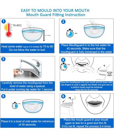 Mundsprung Gum Shield | Professional Mouthguard for Rugby MMA Boxing and More | Flexible Transparent Design for Youth & Adults | International Shipping Available - Buy Online on GoSupps.com