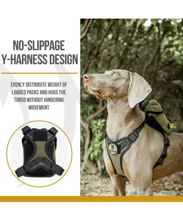 OneTigris Eureka Small Dog Backpack - Hiking Backpack with Poop Bag Dispenser for Small Dogs - Green - Buy Online on GoSupps.com
