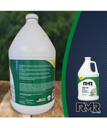 RMR-86 Instant Mold and Mildew Stain Remover Spray - 1 Gallon (128 fl oz) - Scrub-Free Formula - Buy Online on GoSupps.com