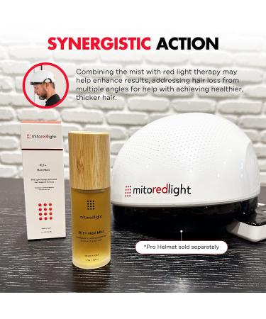 Mito Red Light RLT+ Hair Mist: Red Light Therapy Spray for Hair - Red Light Hair Therapy Mist - Boosts Hair Health with Natural Ingredients - All Hair Types - 1.7 fl oz - Buy Online on GoSupps.com