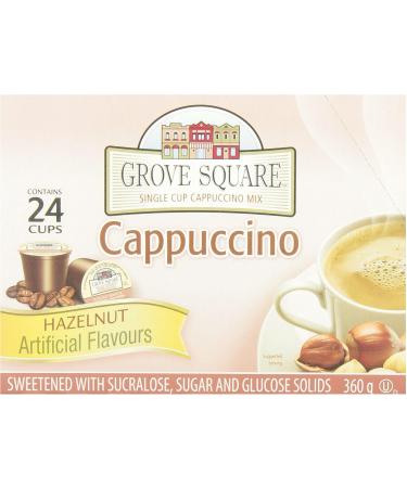 Grove Square Hazelnut Cappuccino 96-Count Brown 96 count Hazelnut Cappucino - Buy Online on GoSupps.com