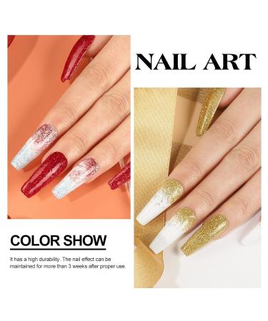 COSCELIA Dip Powder Set - 6 Premium Colors (Yellow Red Silver Gold) - 10g Each - Perfect for Professional Nail Art | Fast International Shipping - Buy Online on GoSupps.com