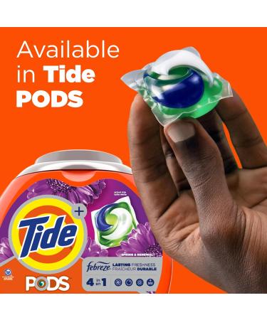 Tide Plus Febreze Freshness HE Turbo Clean Liquid Laundry Detergent - Spring & Renewal Scent 105 fl oz 74 Loads | International Shipping Available - Buy Online on GoSupps.com