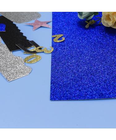 YINUOYOUJIA Blue Glitter Cardstock Paper 12x12 - Premium Heavyweight Sparkly Paper for Cricut, Scrapbooking, DIY & Decor - 12 Sheets, 300GSM - Buy Online on GoSupps.com