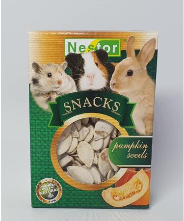 Natural Snacks for Rodents and Rabbits Pumpkin Seeds 40g Hamster Mouse Chinchilla Guinea Pig Rat Gerbil Degu Treats Supplementary Food
